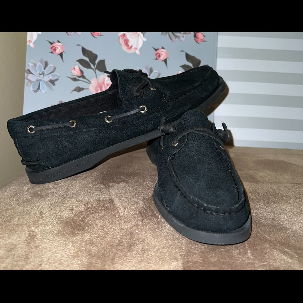 Sperry women black size 8 NEW
